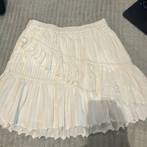 Perfect white mini skirt